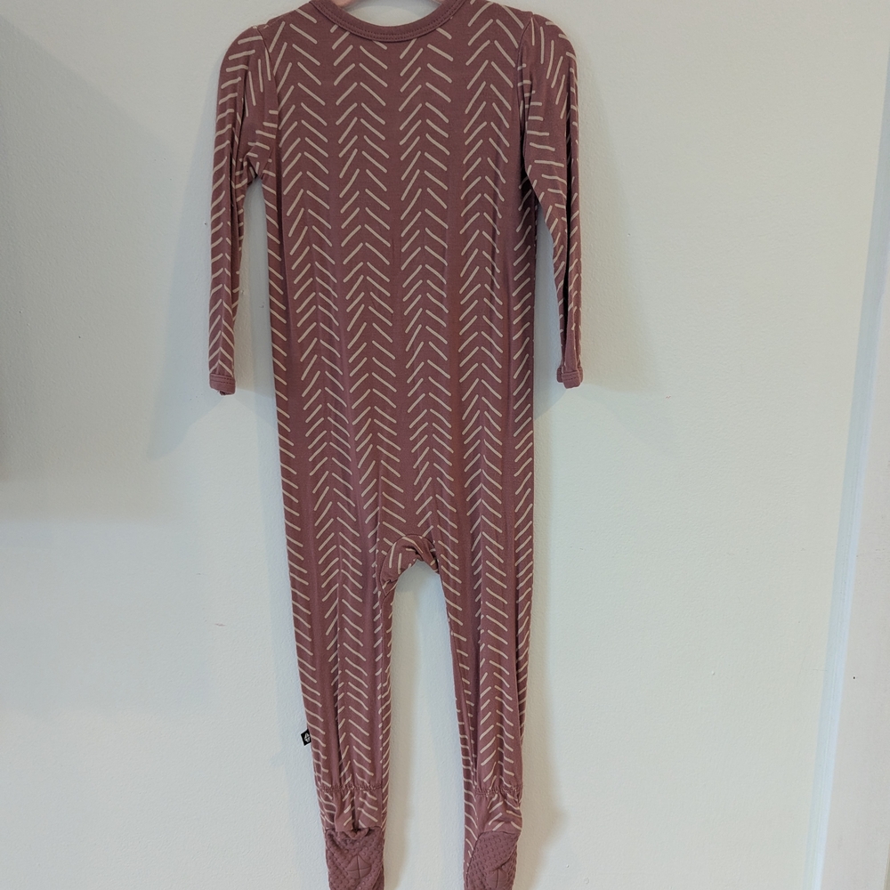 Brown Patterned Baby Onesie - Picture 2 of 2